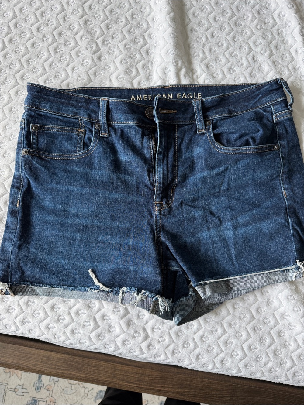 American Eagle Dark Wash Denim Shorts